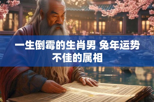 一生倒霉的生肖男 兔年运势不佳的属相