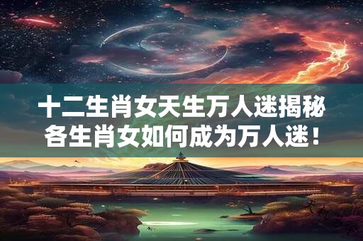 十二生肖女天生万人迷揭秘各生肖女如何成为万人迷！