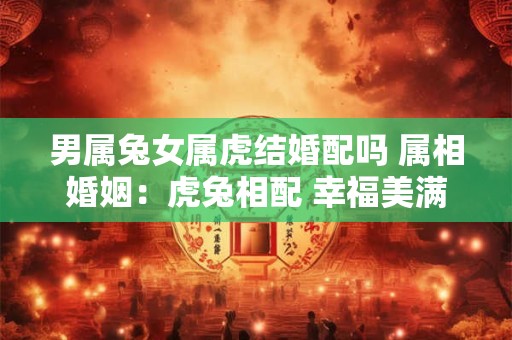 男属兔女属虎结婚配吗 属相婚姻：虎兔相配 幸福美满