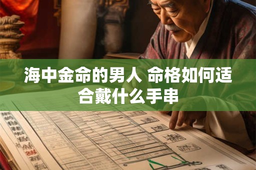 海中金命的男人 命格如何适合戴什么手串