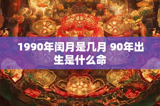 1990年闰月是几月 90年出生是什么命