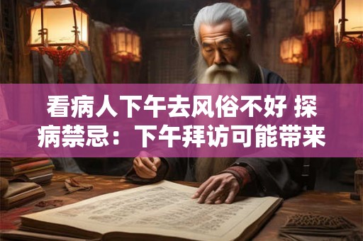 看病人下午去风俗不好 探病禁忌：下午拜访可能带来不良风俗