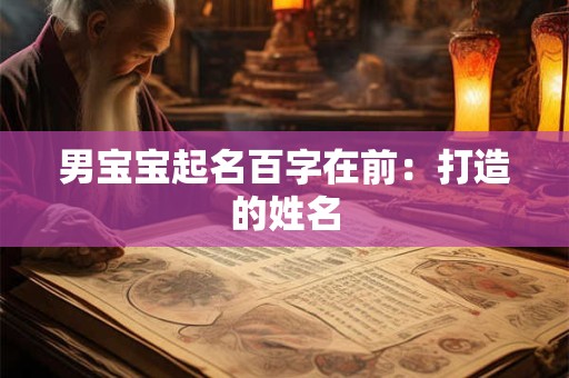 男宝宝起名百字在前：打造的姓名