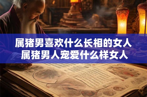 属猪男喜欢什么长相的女人 属猪男人宠爱什么样女人