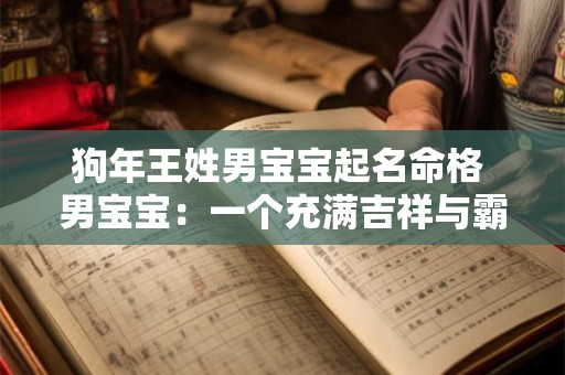 狗年王姓男宝宝起名命格 男宝宝：一个充满吉祥与霸气的命格