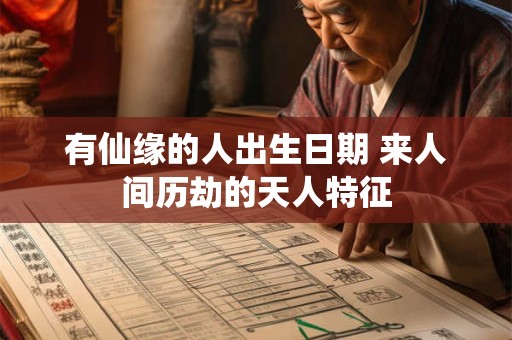 有仙缘的人出生日期 来人间历劫的天人特征
