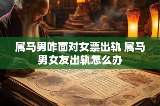 属马男咋面对女票出轨 属马男女友出轨怎么办