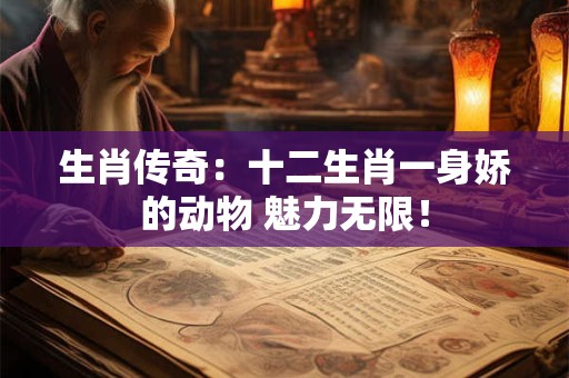生肖传奇：十二生肖一身娇的动物 魅力无限！