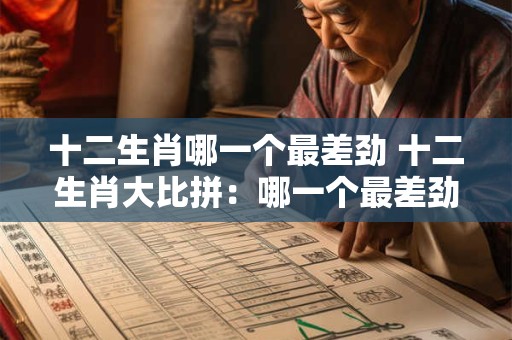 十二生肖哪一个最差劲 十二生肖大比拼：哪一个最差劲