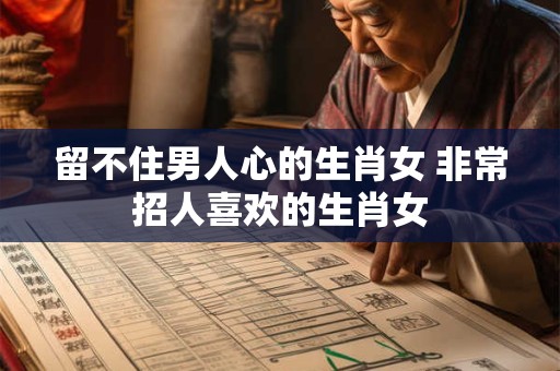 留不住男人心的生肖女 非常招人喜欢的生肖女