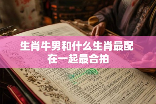 生肖牛男和什么生肖最配 在一起最合拍