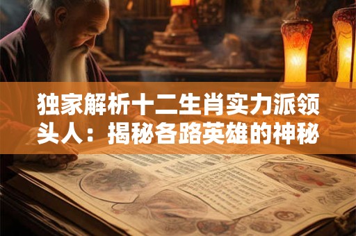 独家解析十二生肖实力派领头人：揭秘各路英雄的神秘面纱！