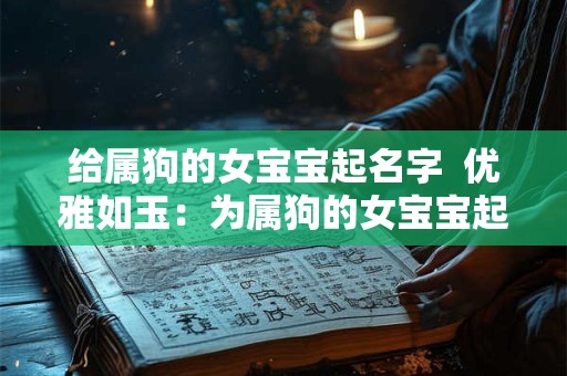 给属狗的女宝宝起名字  优雅如玉：为属狗的女宝宝起名