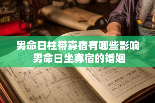 男命日柱带寡宿有哪些影响 男命日坐寡宿的婚姻