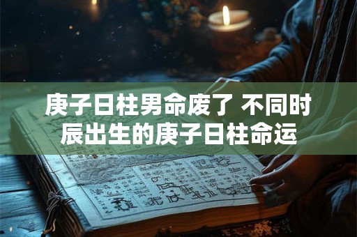 庚子日柱男命废了 不同时辰出生的庚子日柱命运