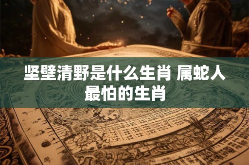 坚壁清野是什么生肖 属蛇人最怕的生肖