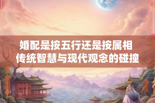 婚配是按五行还是按属相 传统智慧与现代观念的碰撞