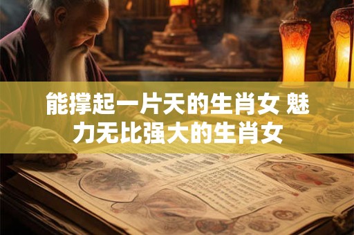 能撑起一片天的生肖女 魅力无比强大的生肖女