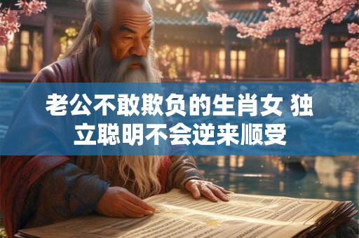 老公不敢欺负的生肖女 独立聪明不会逆来顺受