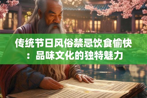 传统节日风俗禁忌饮食愉快：品味文化的独特魅力