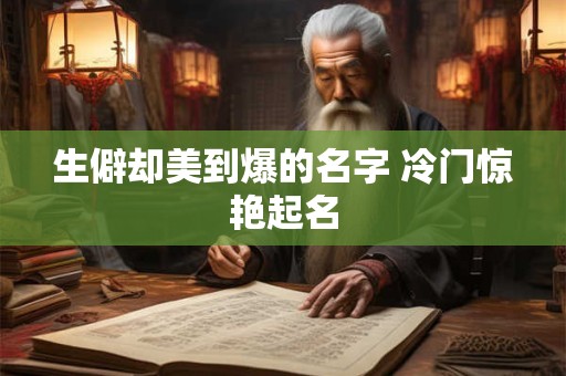 生僻却美到爆的名字 冷门惊艳起名