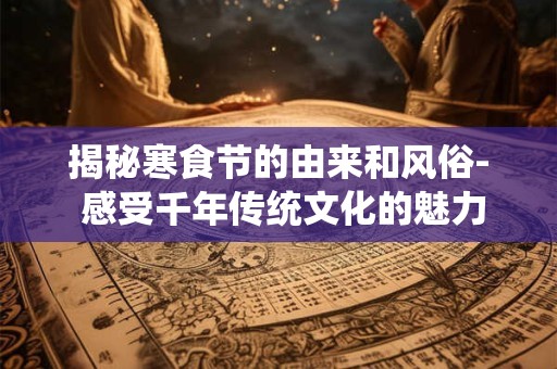 揭秘寒食节的由来和风俗- 感受千年传统文化的魅力！