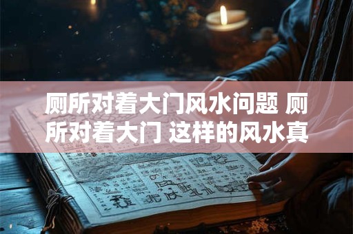 厕所对着大门风水问题 厕所对着大门 这样的风水真的好吗