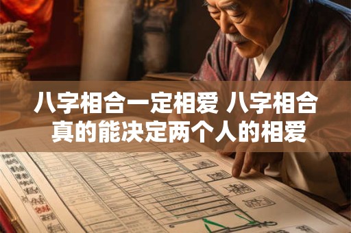 八字相合一定相爱 八字相合 真的能决定两个人的相爱吗