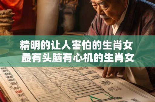 精明的让人害怕的生肖女 最有头脑有心机的生肖女
