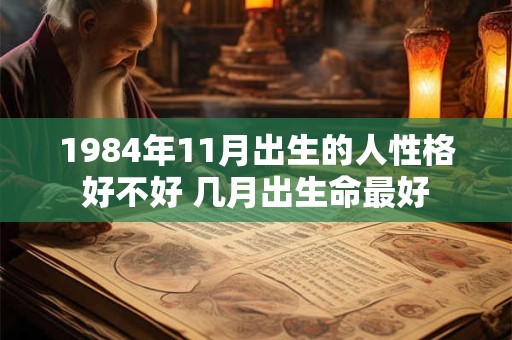 1984年11月出生的人性格好不好 几月出生命最好