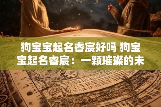 狗宝宝起名睿宸好吗 狗宝宝起名睿宸：一颗璀璨的未来之星