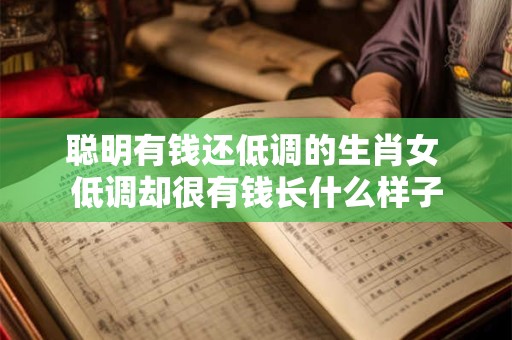 聪明有钱还低调的生肖女 低调却很有钱长什么样子