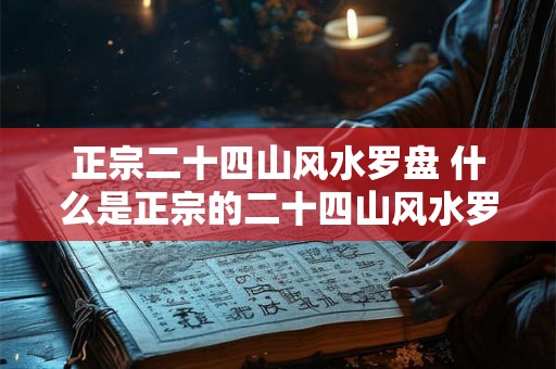 正宗二十四山风水罗盘 什么是正宗的二十四山风水罗盘