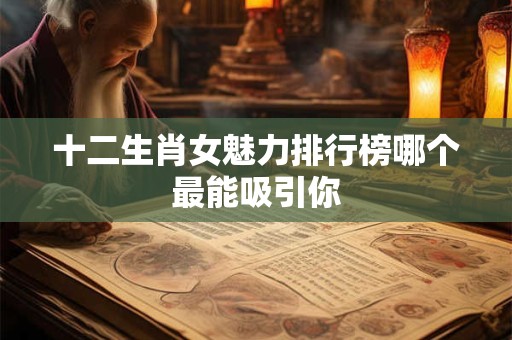 详细阅读:十二生肖女魅力排行榜哪个最能吸引你 十二生肖女魅力排行榜哪个最能吸引你