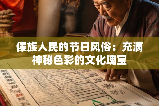 傣族人民的节日风俗：充满神秘色彩的文化瑰宝