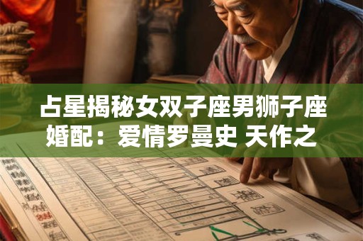 占星揭秘女双子座男狮子座婚配：爱情罗曼史 天作之合！