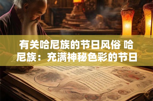 有关哈尼族的节日风俗 哈尼族：充满神秘色彩的节日风俗