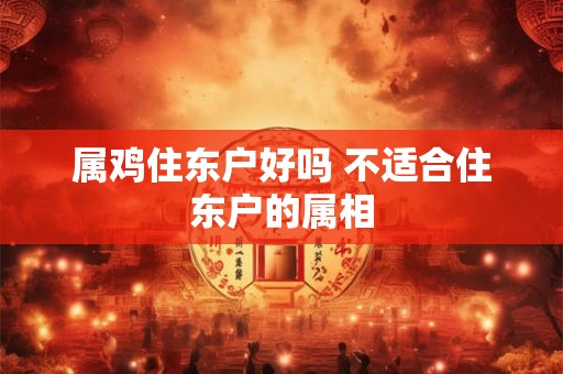 属鸡住东户好吗 不适合住东户的属相