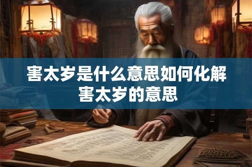 害太岁是什么意思如何化解 害太岁的意思