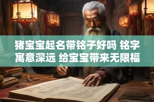 猪宝宝起名带铭子好吗 铭字寓意深远 给宝宝带来无限福运！