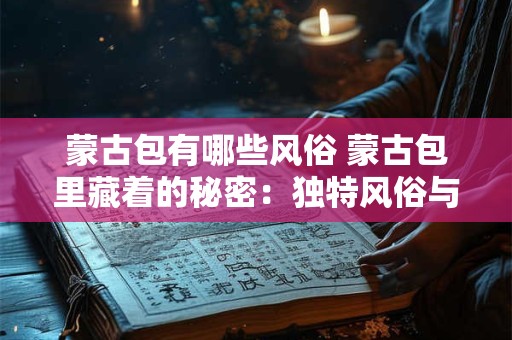 蒙古包有哪些风俗 蒙古包里藏着的秘密：独特风俗与文化