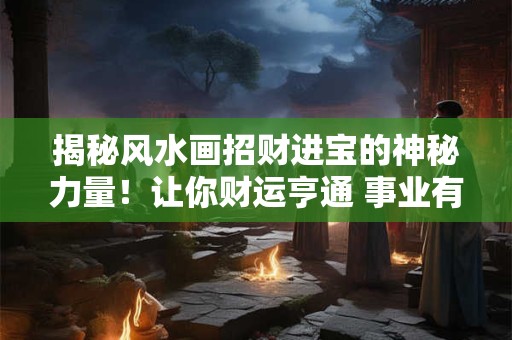 揭秘风水画招财进宝的神秘力量！让你财运亨通 事业有成！