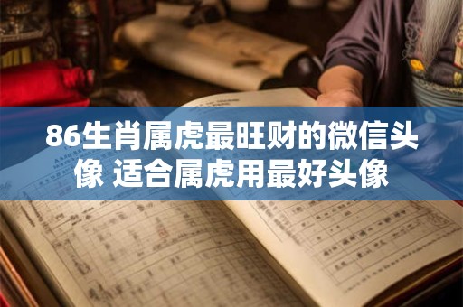 86生肖属虎最旺财的微信头像 适合属虎用最好头像