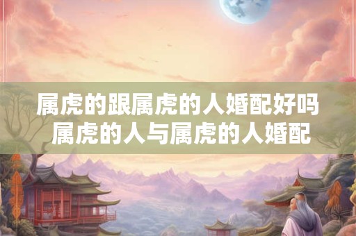 属虎的跟属虎的人婚配好吗 属虎的人与属虎的人婚配好吗