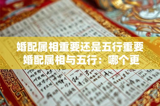 婚配属相重要还是五行重要 婚配属相与五行：哪个更重要