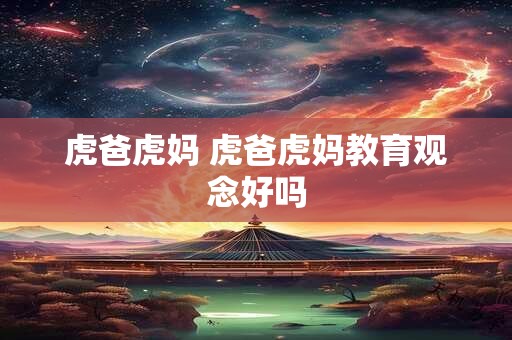 虎爸虎妈 虎爸虎妈教育观念好吗