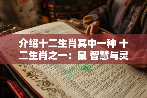 介绍十二生肖其中一种 十二生肖之一：鼠 智慧与灵性的象征