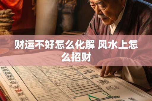 财运不好怎么化解 风水上怎么招财