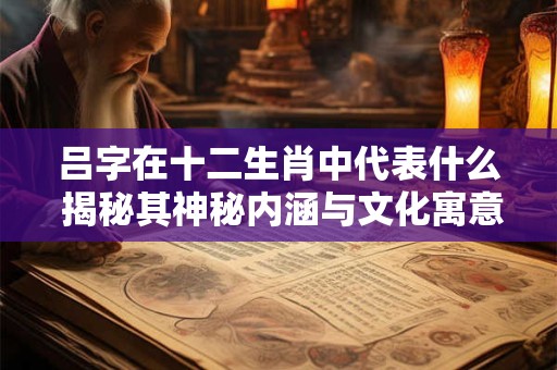 吕字在十二生肖中代表什么 揭秘其神秘内涵与文化寓意