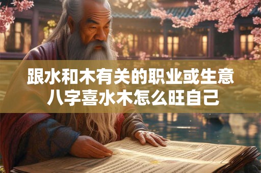 跟水和木有关的职业或生意 八字喜水木怎么旺自己